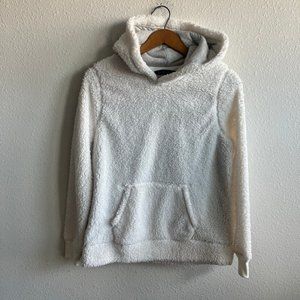 NWOT Abercrombie & Fitch Women's Sherpa Fleece Hoodie Pullover Jacket Size S